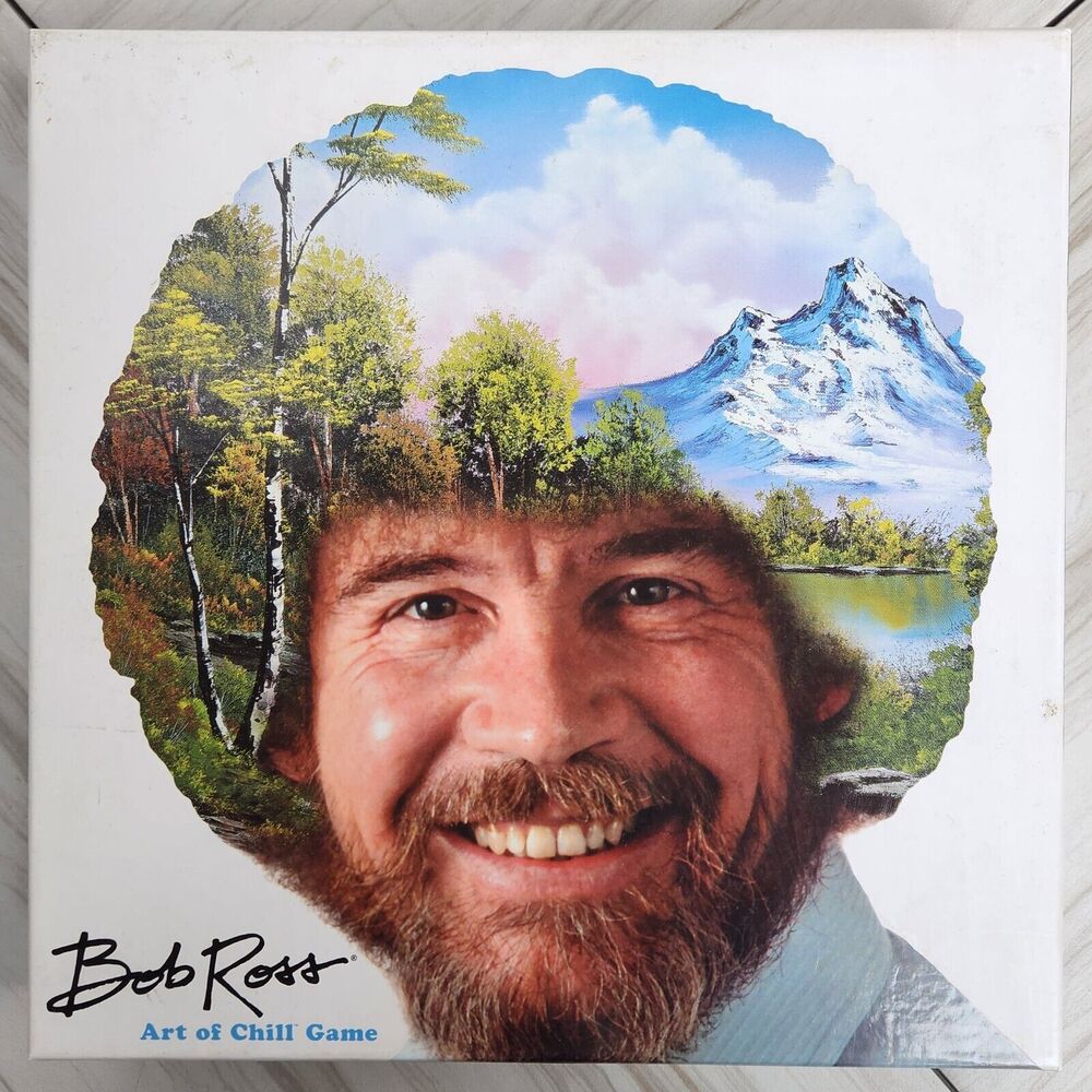 Bob Ross Art Of Chill Game Features 30 Bob Ross Paintings Ages 12+